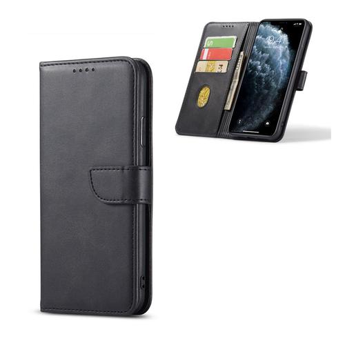 Etui Housse Coque Redmi Note 9s, Coque Redmi Note 9s, Housse En Cuir Premium Flip Case Portefeuille Etui Coque Pour Xiaomi Redmi Note 9s (Noir)