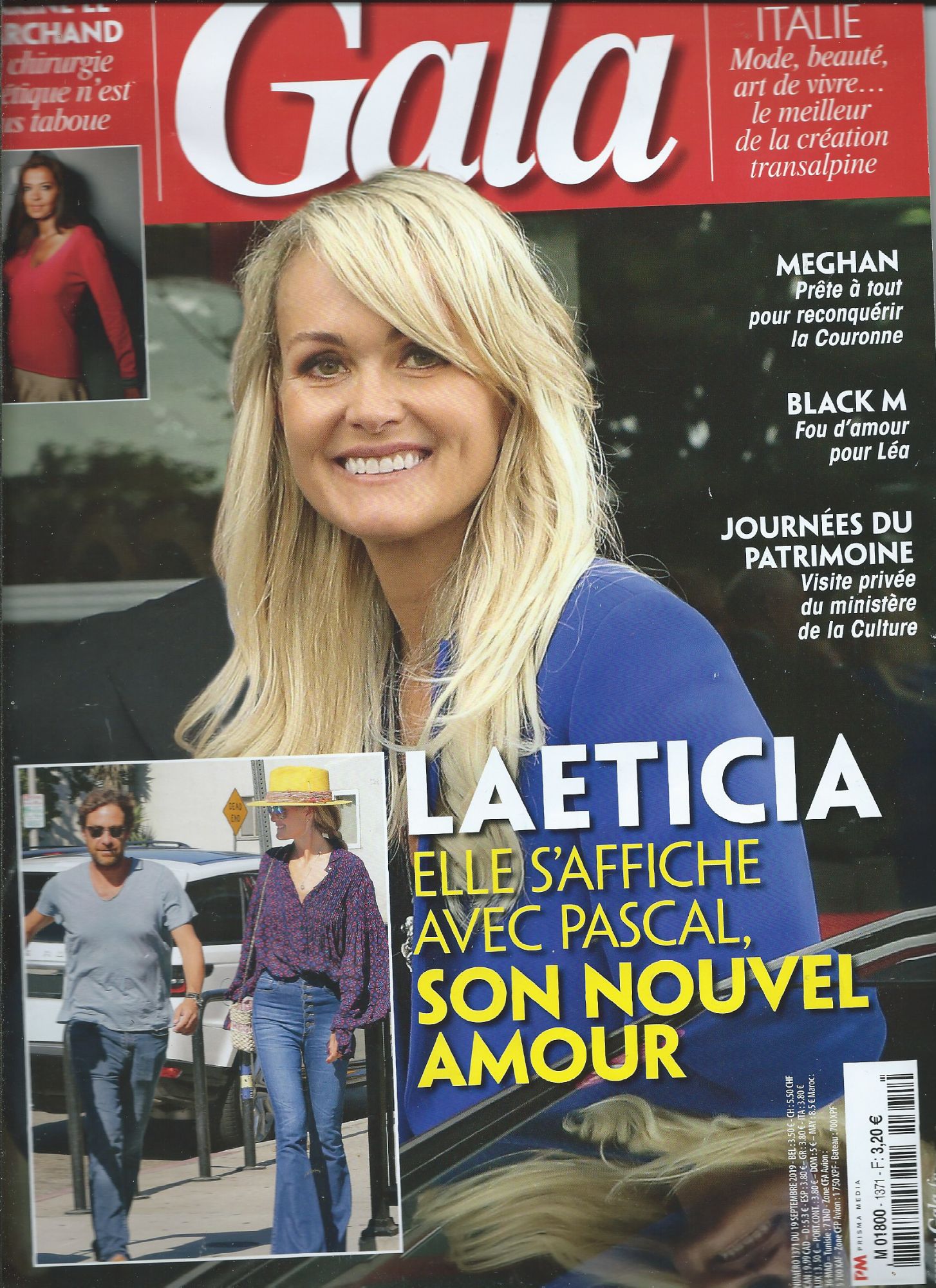 Gala 09/2019, Laeticia Hallyday, Dave, Les Beatles, Black M, Lary Thilleman, Meghan , N° 1371