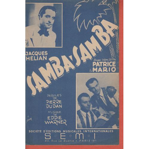 Samba Samba Jacques Hélian Patrice Et Mario