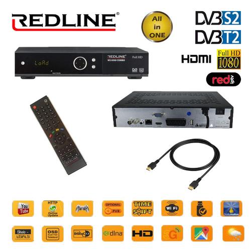 RÉCEPTEUR SATELLITE TERRESTRE IPTV Combo HD DVB-S2 H.265 HEVC DVB T2 WIFI