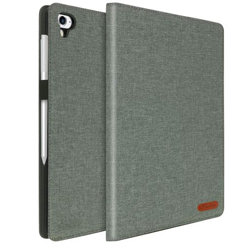 Housse Porte-Cartes Gris P. Ipad Air / Ipad 9.7 2017 / Ipad 9.7 2018 / Ipad 5