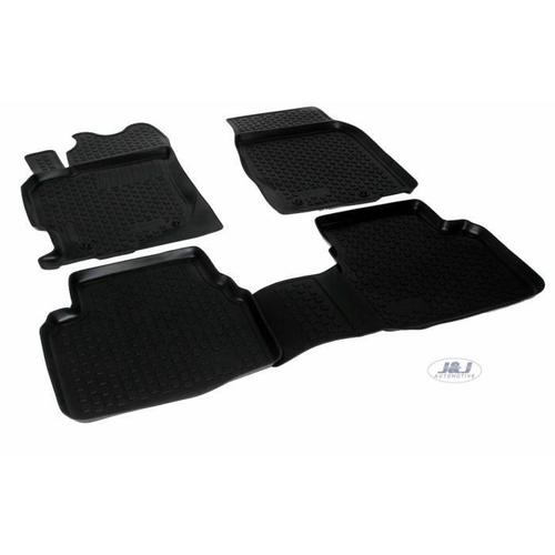 | Tapis De Sol En Caoutchouc 3d Exclusive Compatible Avec Mazda 6 2002 -2012 Noir 4 Pcs