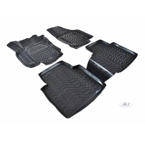 J&j Automotive | 3d Tapis De Sol En Caoutchouc Compatible Aveco Skoda Kodiaq 2015-Prés