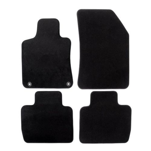 Tapis De Sol De Qualité Noir Supérieure Pour Peugeot 508 Depuis 2019 4pcs, Ajustement Précis, Renforcée Dans La Zone De La Pédale