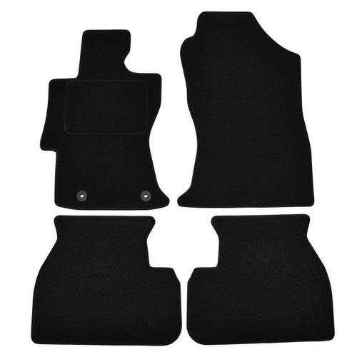 Tapis De Sol Noir Velours Sur Mesure Pour Subaru Xv Depuis 2018, 4pcs, Ajustement Précis, Renforcée Dans La Zone De La Pédale