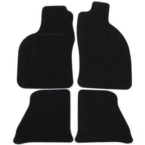 Tapis De Sol Noir Velours Sur Mesure Pour Saab 9 3 1998-2002, 4pcs, Ajustement Précis, Renforcée Dans La Zone De La Pédale