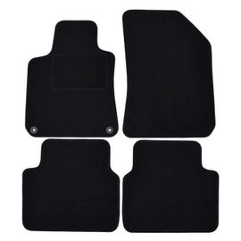 Tapis De Sol Noir Velours - J&j Automotive - Peugeot 308 Sw 2014-2021 - Sur Mesure - Antidérapant - Imperméable