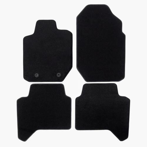 Tapis De Sol De Qualité Noir Supérieure Pour Ford Ranger T6-T7 Depuis 2013 4pcs, Ajustement Précis, Base Antidérapante