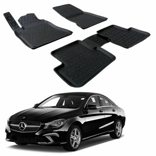 Scoutt | 3d Tapis De Sol En Caoutchouc Premium Compatible Avec Mercedes Cla 2012-2018