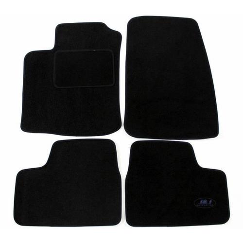 | Tapis De Sol Noir Velours Compatible Avec Opel Astra Ii G 1999-2008 4 Pcs