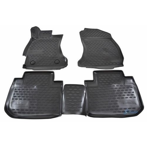 J&j Automotive | Tapis De Sol En Caoutchouc 3d Exclusive Pour Subaru Forester 2012-2018