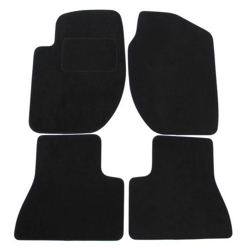 Tapis De Sol Noir Velours Sur Mesure Pour Lada Vesta Depuis 2015, 4pcs, Ajustement Précis, Renforcée Dans La Zone De La Pédale