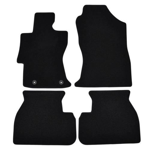 Tapis De Sol De Qualité Noir Supérieure Pour Subaru Xv Depuis 2018 4pcs, Ajustement Précis, Renforcée Dans La Zone De La Pédale