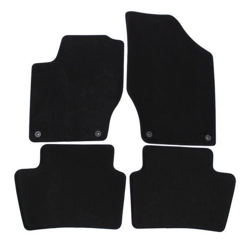 Tapis De Sol De Qualité Noir Supérieure Pour Peugeot 308 2007-2013 4pcs, Ajustement Précis, Renforcée Dans La Zone De La Pédale