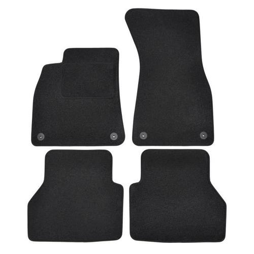 Tapis De Sol Noir Velours Sur Mesure Pour Audi A6 C8 Depuis 2018, 4pcs, Ajustement Précis, Renforcée Dans La Zone De La Pédale