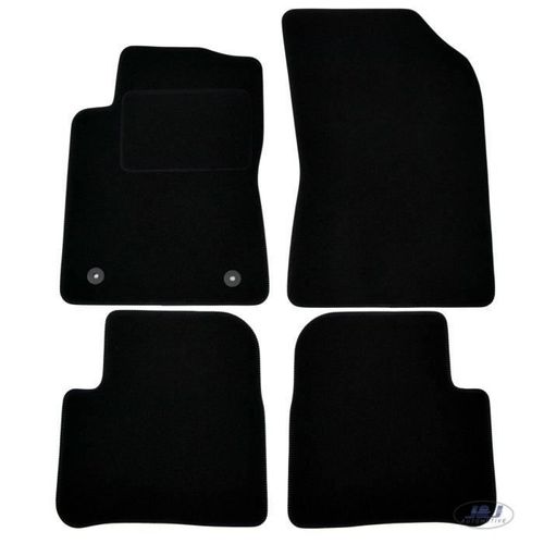 Tapis De Sol Noir Velours - J&j Automotive - Citroën C3 - Sur Mesure - Antidérapant - Imperméable