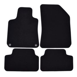 Tapis De Sol De Qualité Noir Supérieure Pour Peugeot 308 Depuis 2014 4pcs, Ajustement Précis, Renforcée Dans La Zone De La Pédale