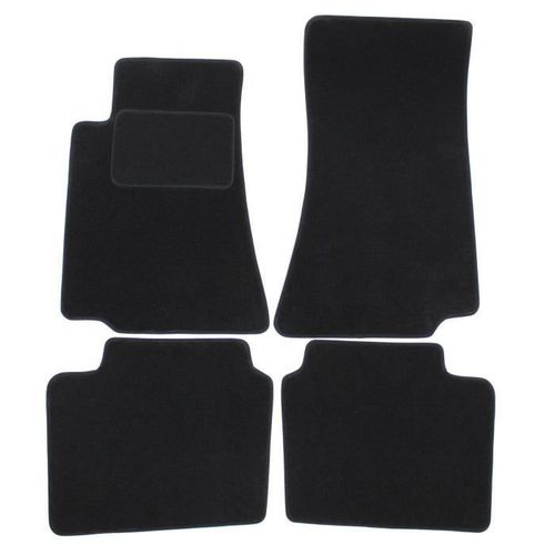 Tapis De Sol Noir Velours Sur Mesure Pour Opel Omega B 1994-1999, Ajustement Précis, Renforcée Dans La Zone De La Pédale