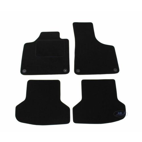 Tapis De Sol Noir Velours - J&j Automotive - Audi A3 2003-2012 - Sur Mesure - Antidérapant - Imperméable