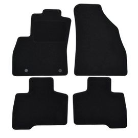 Tapis De Sol Noir Velours - J&j Automotive - Sur Mesure - Antidérapant - Imperméable - Compatible Fiat Nemo