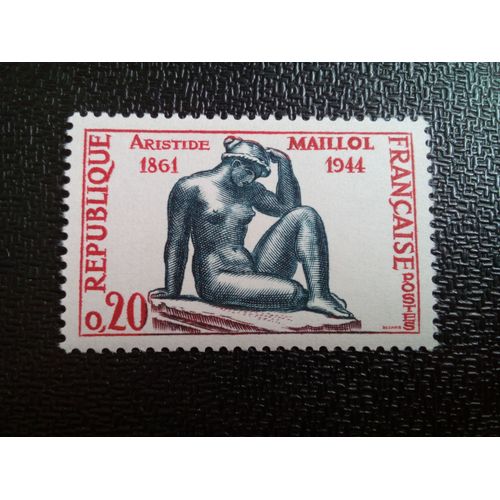 Timbre France Yt 1281 Aristide Maillol (1861-1944) 1961 ( 10804 )