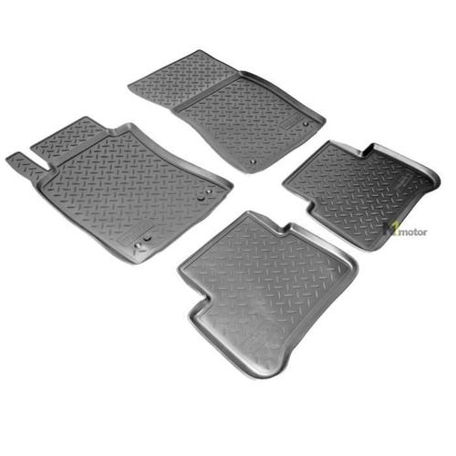 Norm Liners | 3d Tapis De Sol En Coautchouc Compatible Avec Mercedes E-Klasse W211 2002-09 4pcs