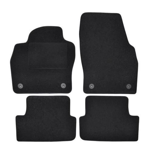 Tapis De Sol Noir Velours Sur Mesure Pour Audi A1 Depuis 2019, 4pcs, Ajustement Précis, Renforcée Dans La Zone De La Pédale