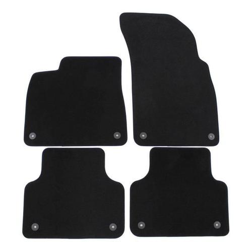 Tapis De Sol De Qualité Noir Supérieure Pour Audi Q7 Depuis 2015 4pcs, Ajustement Précis, Renforcée Dans La Zone De La Pédale