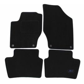 Tapis De Sol Noir Velours - J&j Automotive - Peugeot 308 2007-2013 - Sur Mesure - Antidérapant - Imperméable