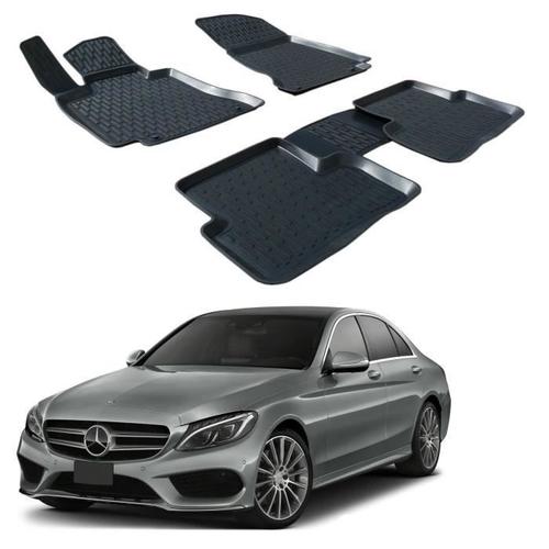 Scoutt | 3d Tapis De Sol En Caoutchouc Premium Compatible Avec Mercedes C Clas W205 2014-2021