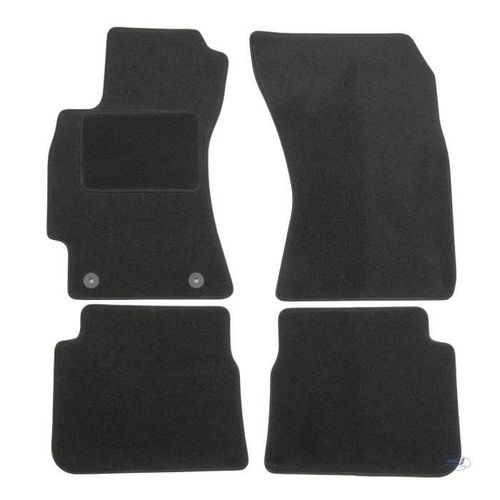 Tapis De Sol Noir Velours - J&j Automotive - Subaru Forester 2008-2014 - Sur Mesure - Antidérapant - Imperméable
