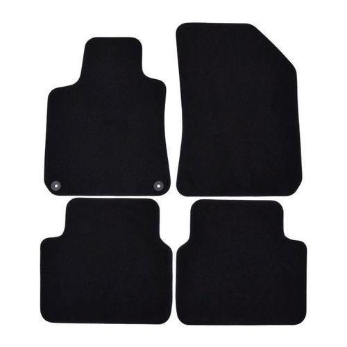 Tapis De Sol De Qualité Noir Supérieure Pour Peugeot 308 Sw Depuis 2014 4pcs, Ajustement Précis, Renforcée Dans La Zone De La Pédale