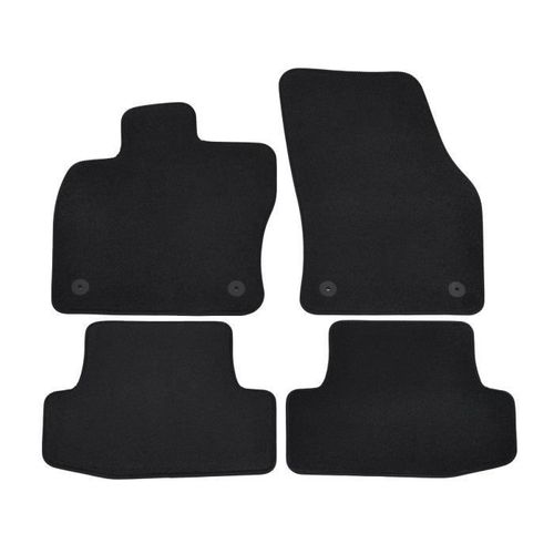 Tapis De Sol De Qualité Noir Supérieure Pour Audi Q2 Depuis 2016 4pcs, Ajustement Précis, Renforcée Dans La Zone De La Pédale