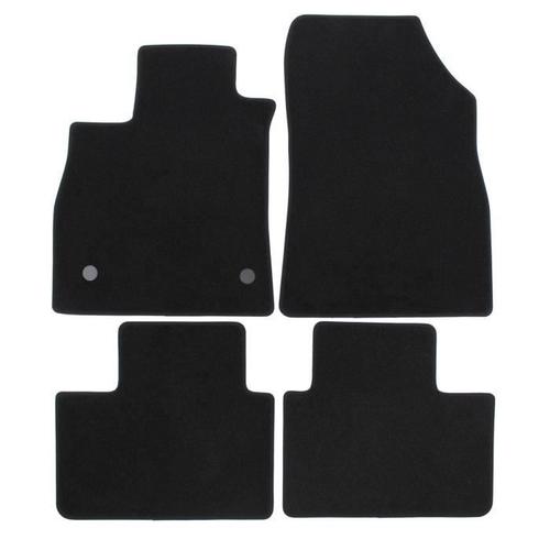 Tapis De Sol De Qualité Noir Supérieure Pour Renault Talisman Depuis 2016 4pcs, Ajustement Précis, Base Antidérapante