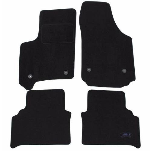 J&j Automotive | Tapis De Sol Noir Velours Compatible Avec Opel Meriva A 2003-2010 4pcs