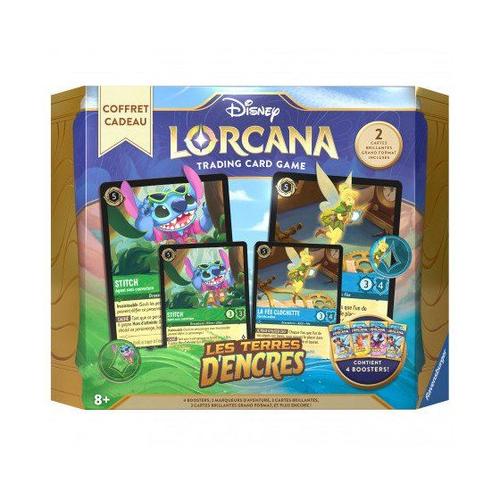 Disney Lorcana Tcg Coffret Cadeau Set 3 Les Terres D'encres Fr