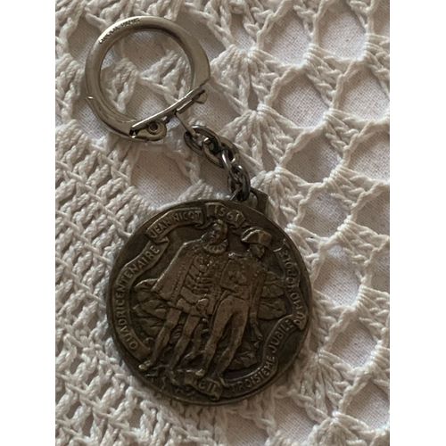 Porte-Clés Key Ring 1961 Année Mémoriale Tabac Henri Iv & Napoléon 1° Jean Nicot
