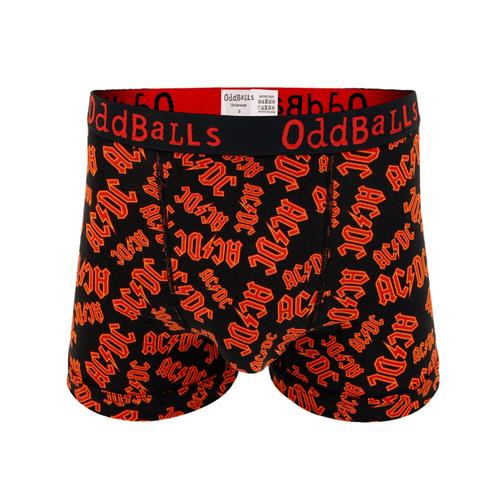 Oddballs Mens Repeat Logo Ac/Dc Boxer Shorts