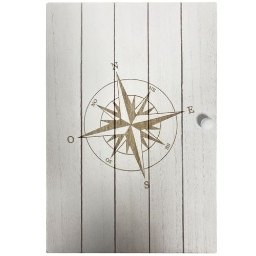 Bois À Clés Roue Marine En Bois Blanc 30 Cm