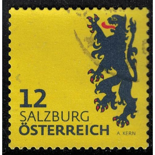 Autriche 2018 Oblitéré Used Armoiries Salzburg Coat Of Armes Blason De Salzbourg Su
