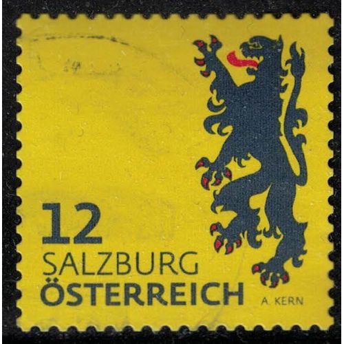 Autriche 2018 Oblitéré Used Armoiries Salzburg Coat Of Armes Blason De Salzbourg Su