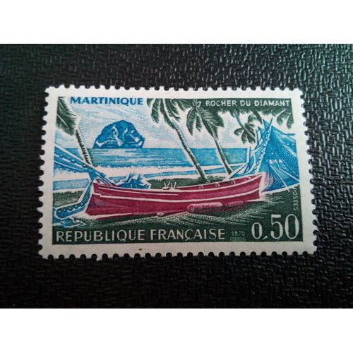 Timbre France Yt 1644 Martinique - Roche Diamant 1970 ( 10804 )
