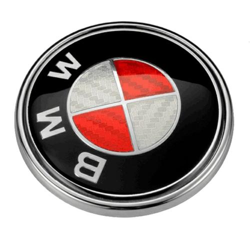 7 Pièces Fibre de carbone Emblème Logo Sigle BMW Capot / Coffre