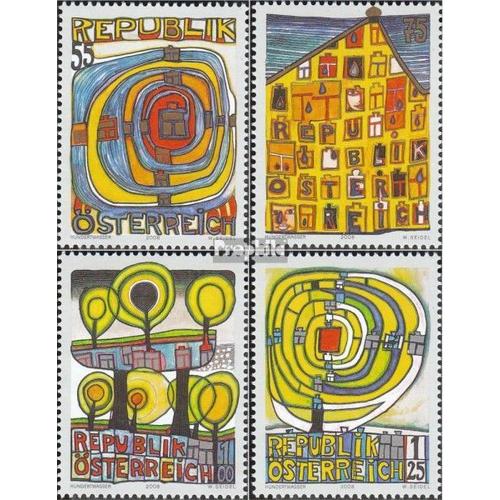 Autriche 2768-2771 (Édition Complète) Neuf 2008 Friedensreich Hundertwasser