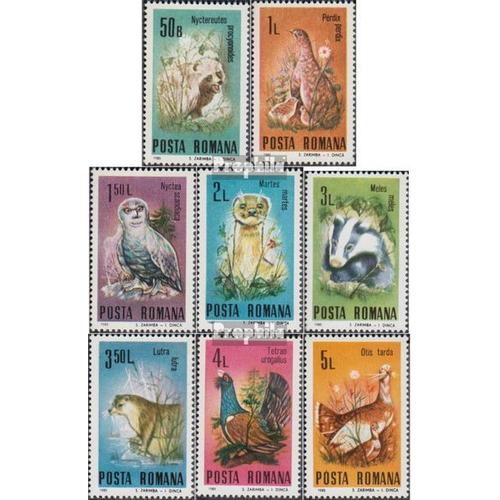 Roumanie 4133-4140 (Édition Complète) Oblitéré 1985 Protégées Animaux