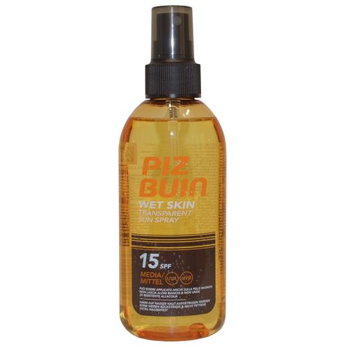 Piz Buin Wet Skin Transparent Sun Spray 150ml Spf15 