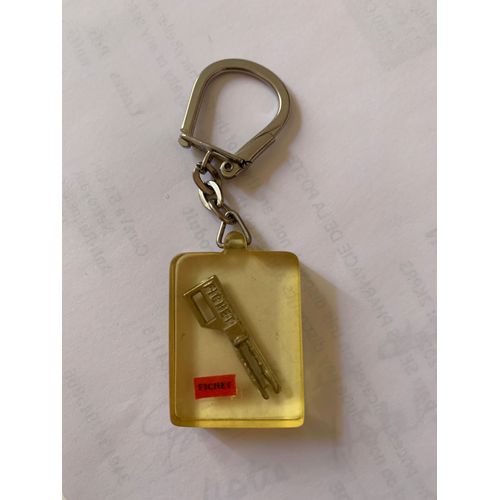 Porte Clé Fichet Clef Serrurier Ancien Vintage