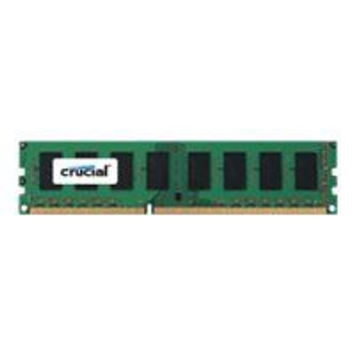 Crucial - DDR3 - module - 4 Go - DIMM 240 broches - 1333 MHz / PC3-10600 - CL9 - 1.5 V - mémoire sans tampon - ECC