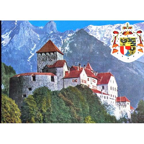 Carte Postale De Vaduz (Liechtenstein) Le Palais, Résidence Du Prince
