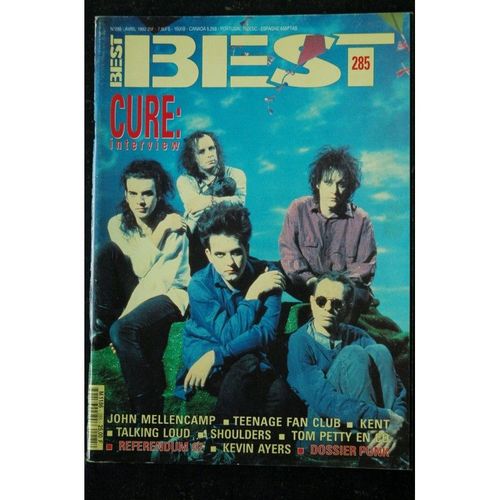 Best 285 Avril 1992 Interview The Cure Robert Smith John Mellencamp Dossier Punk